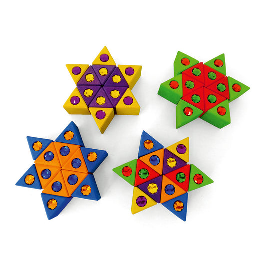 Bauspiel • Bunte Dreiecke groß