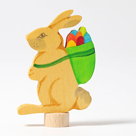 Grimms Steckfigur Hase mit Korb