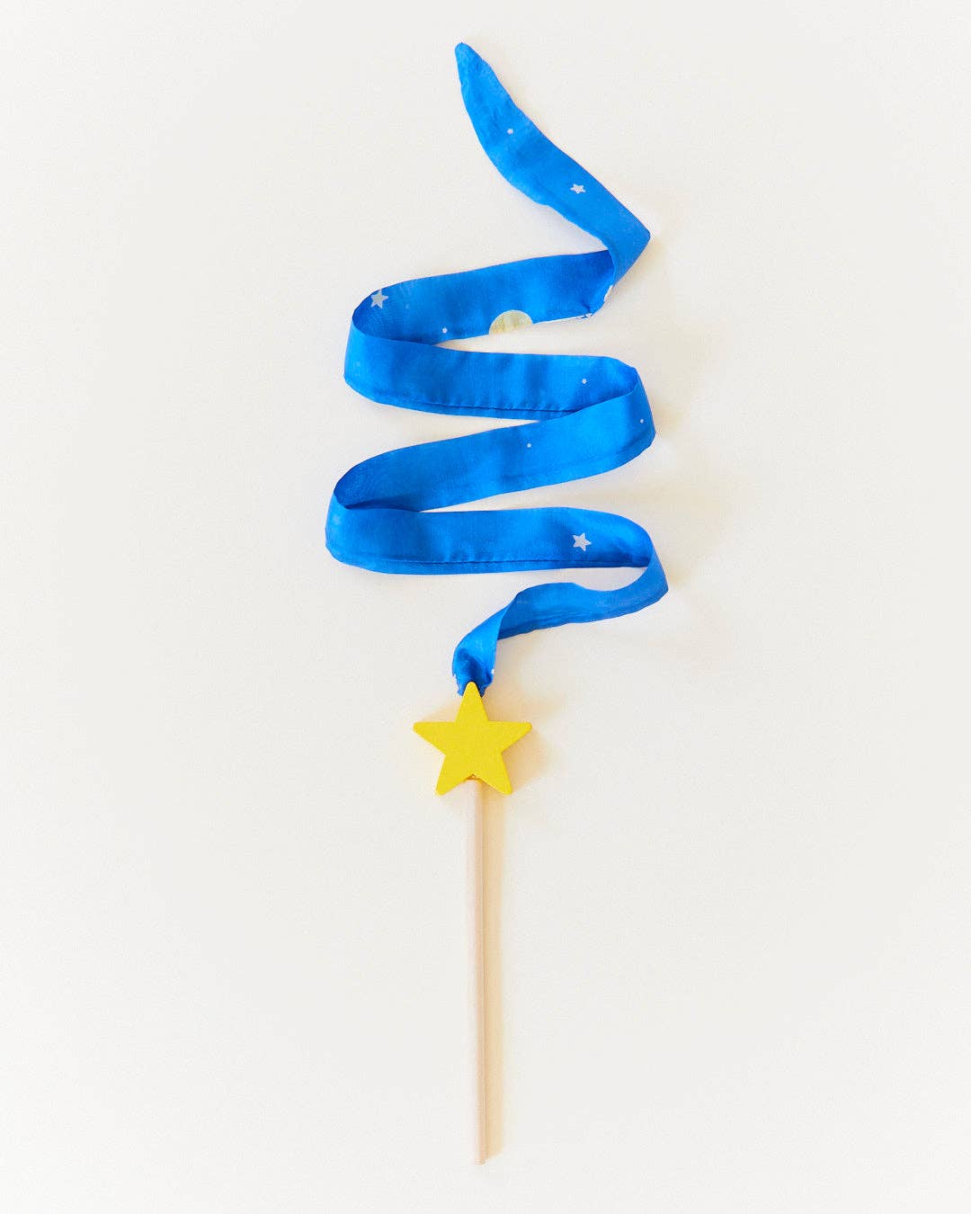 Mini-Sternen-Streamers, Sternenstab aus Seide und Holz