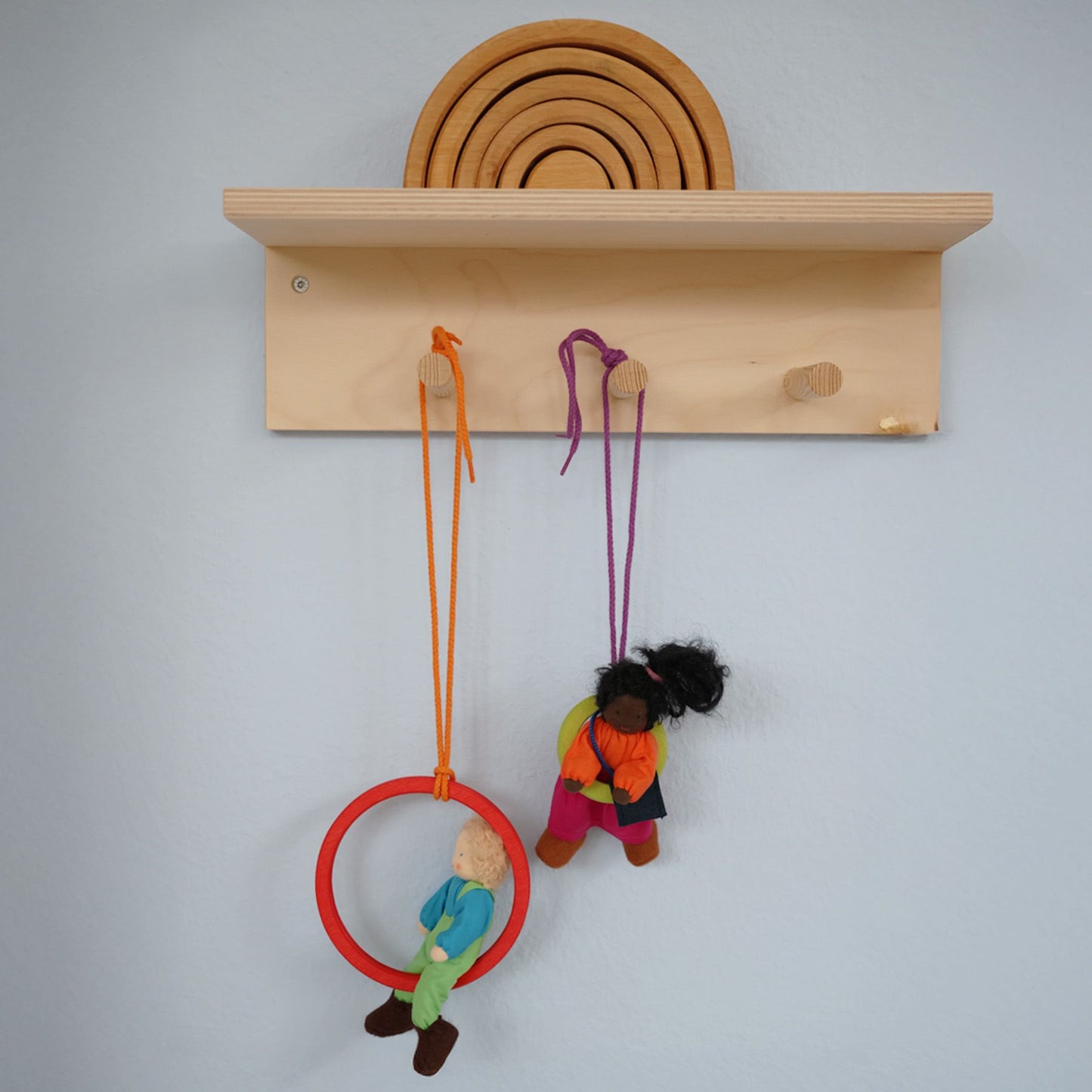 Konzentrische Kreise und Ringe Regenbogen