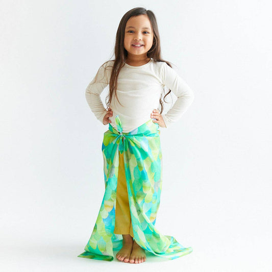 Grüner Dinosaurier Playsilk