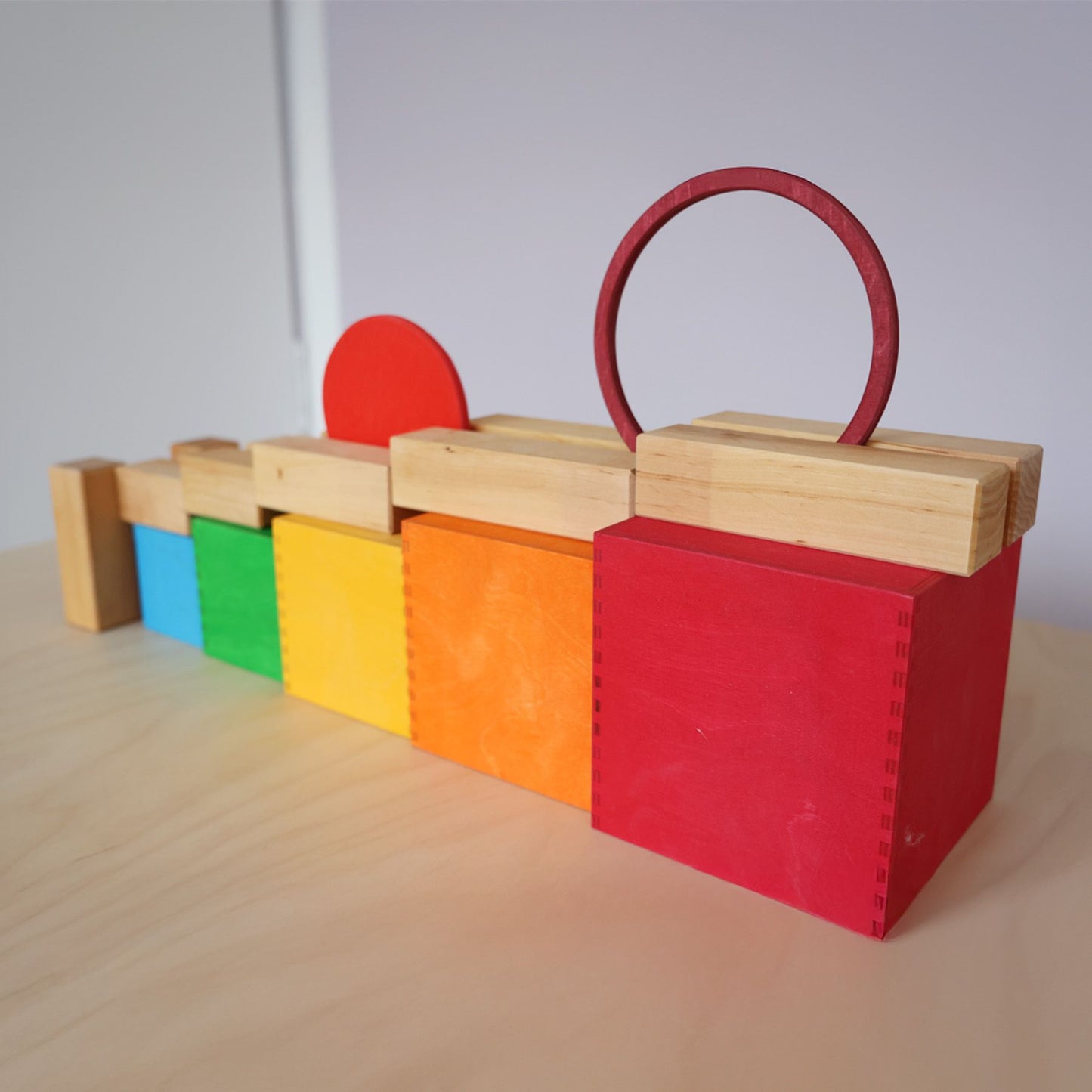Konzentrische Kreise und Ringe Regenbogen