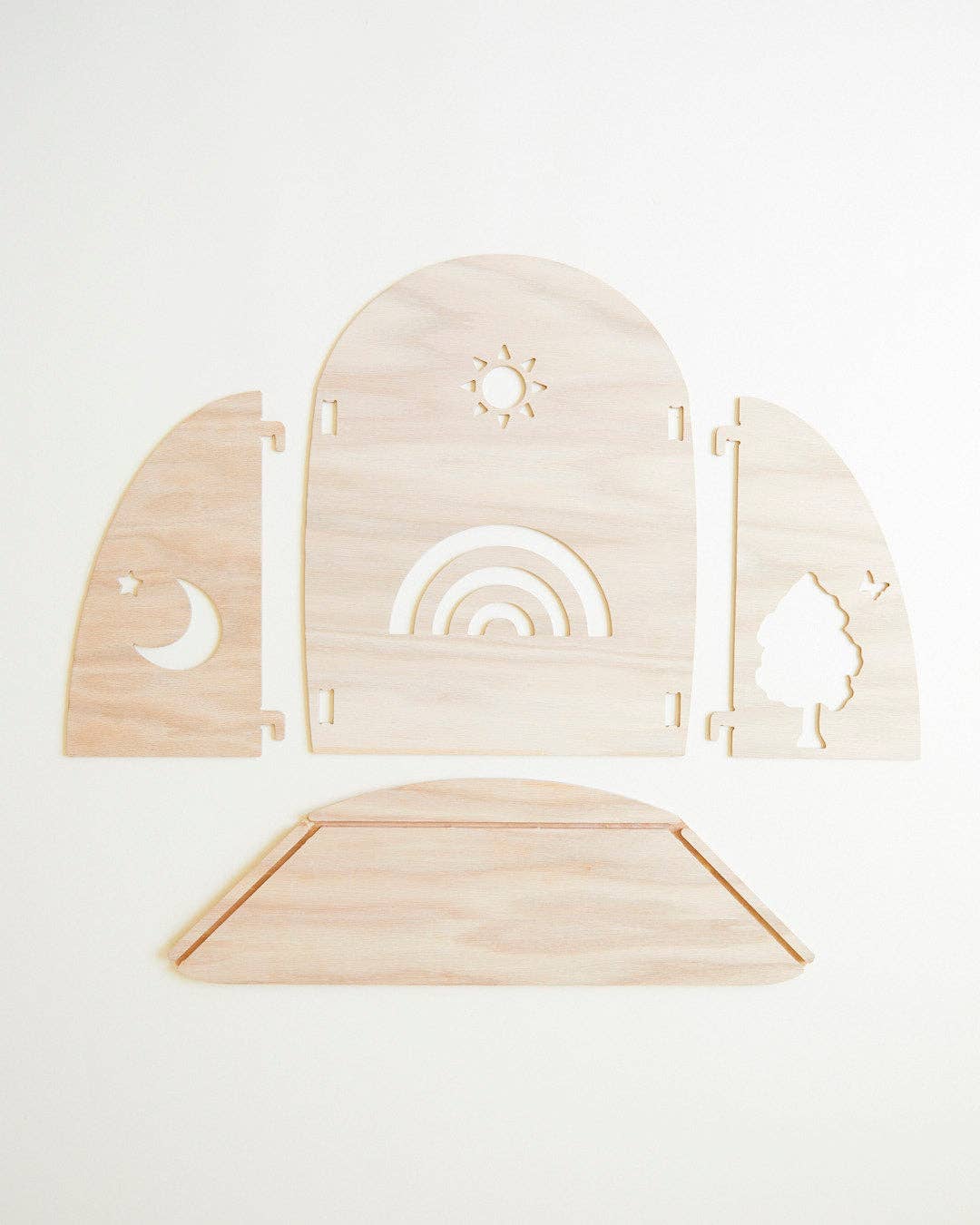 Natur-Tischdisplay aus Holz - Waldorf Decor