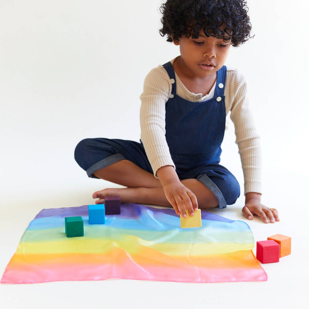 Mini Enchanted Playsilks — 100% natürliche Seide, Waldorf Toys