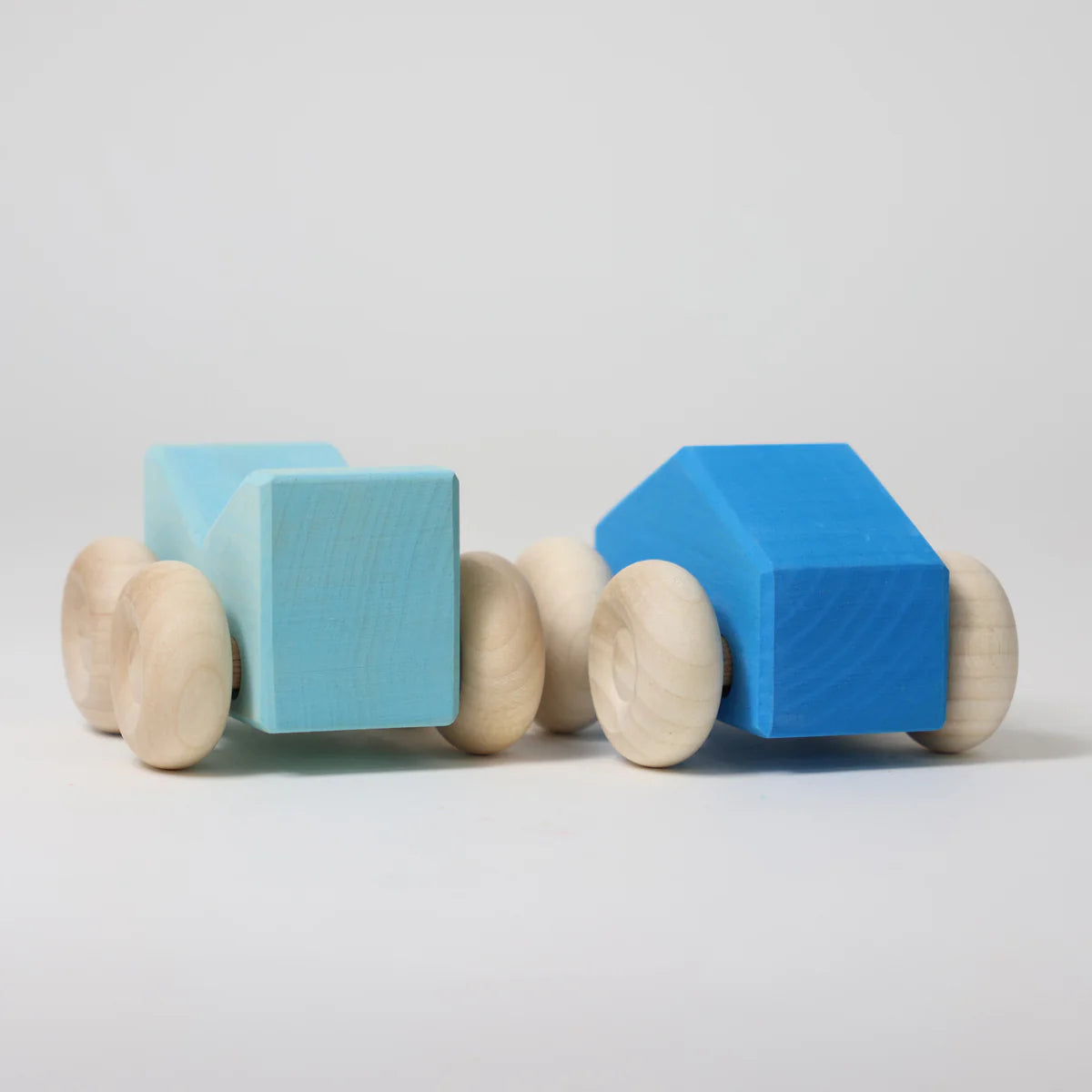 Stapel-Autos blau