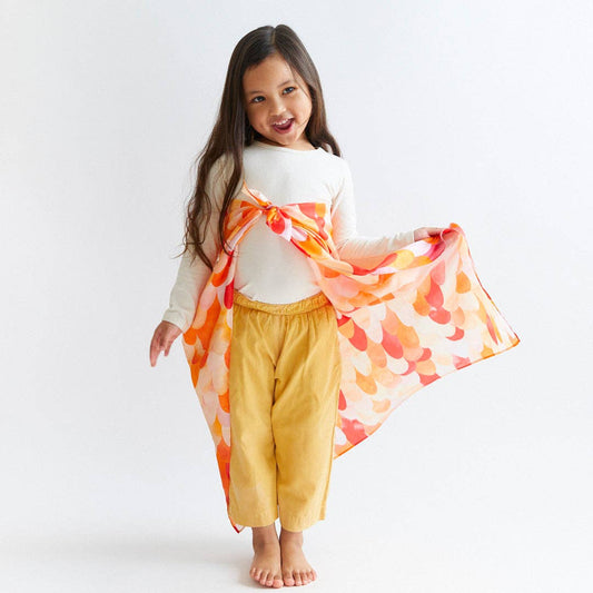 Roter Dinosaurier Playsilk