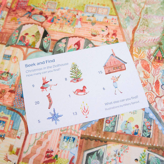 Weihnachten im Puppenhaus Seek & Find Playsilk
