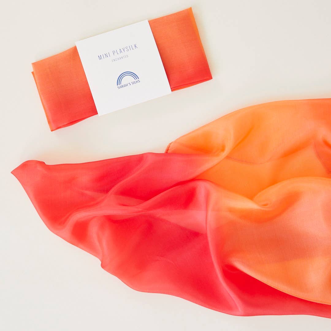 Mini Enchanted Playsilks — 100% natürliche Seide, Waldorf Toys