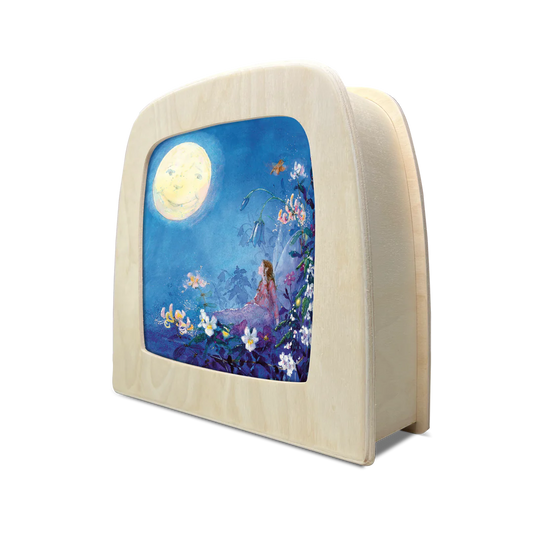 Lichterkarte - Die kleine Fee kann nicht schlafen - Der Mond