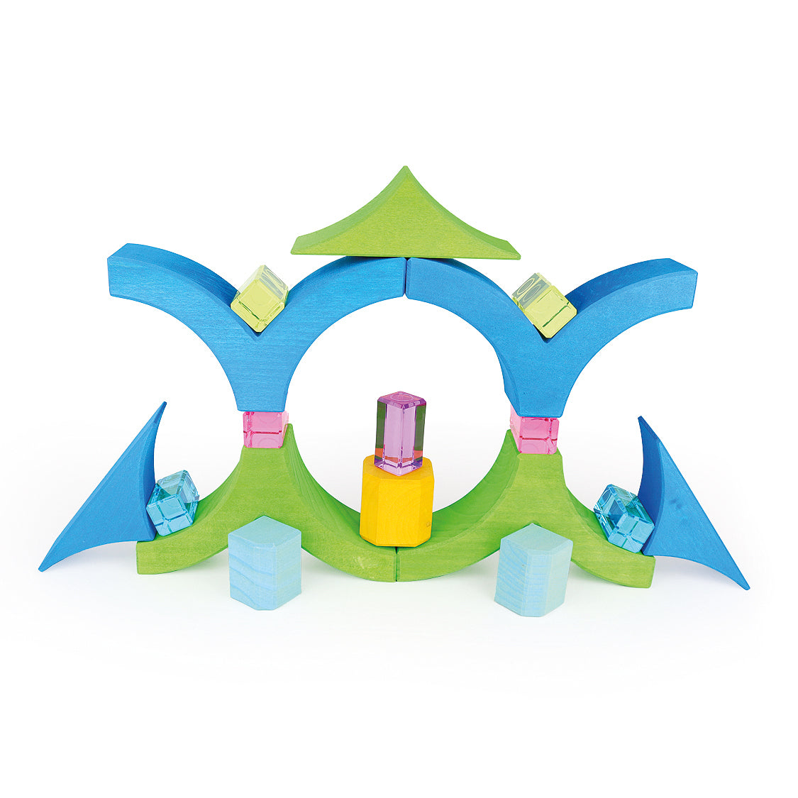 Lichtbauquader in Pastell