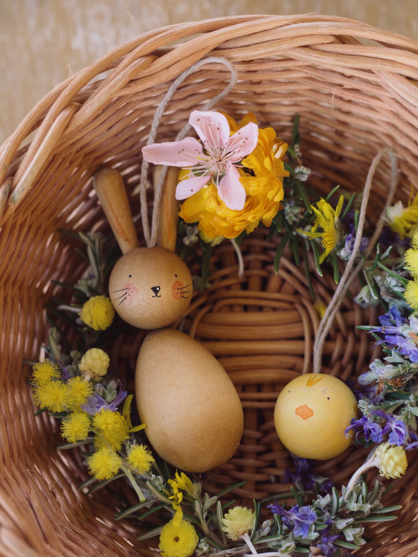 Grapat Oster Ornament No. 3 - Hop and Peep