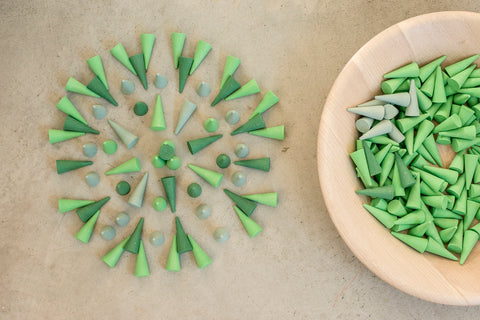 Grapat • Mandala Green Cone - Grüne Kegel