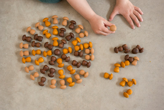 Grapat Mandala - kleine Pilze