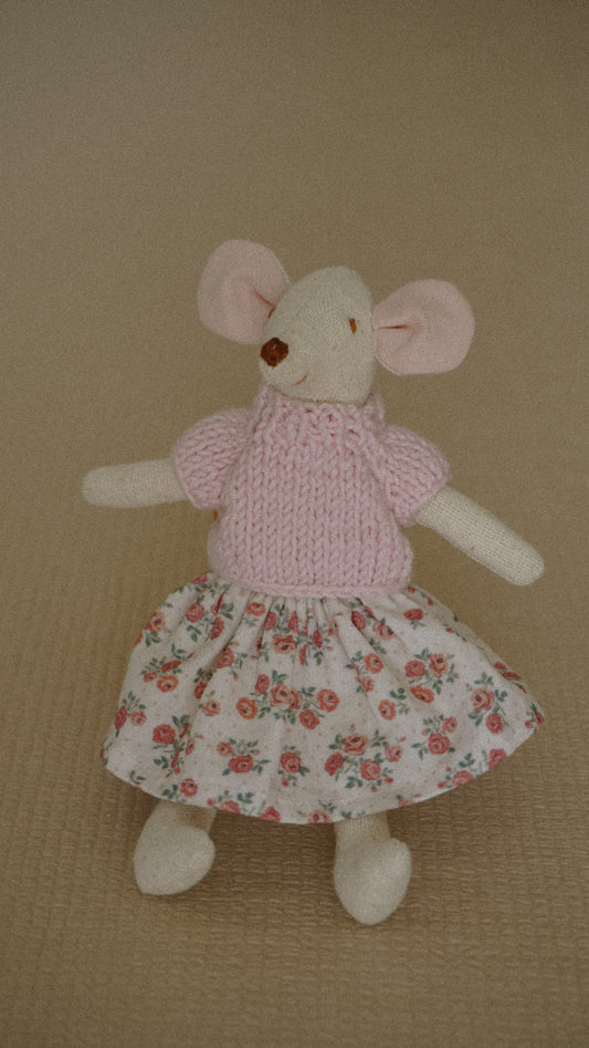 Glücksbub Mäusemädchen - Handgemachte Stoffmäuse
