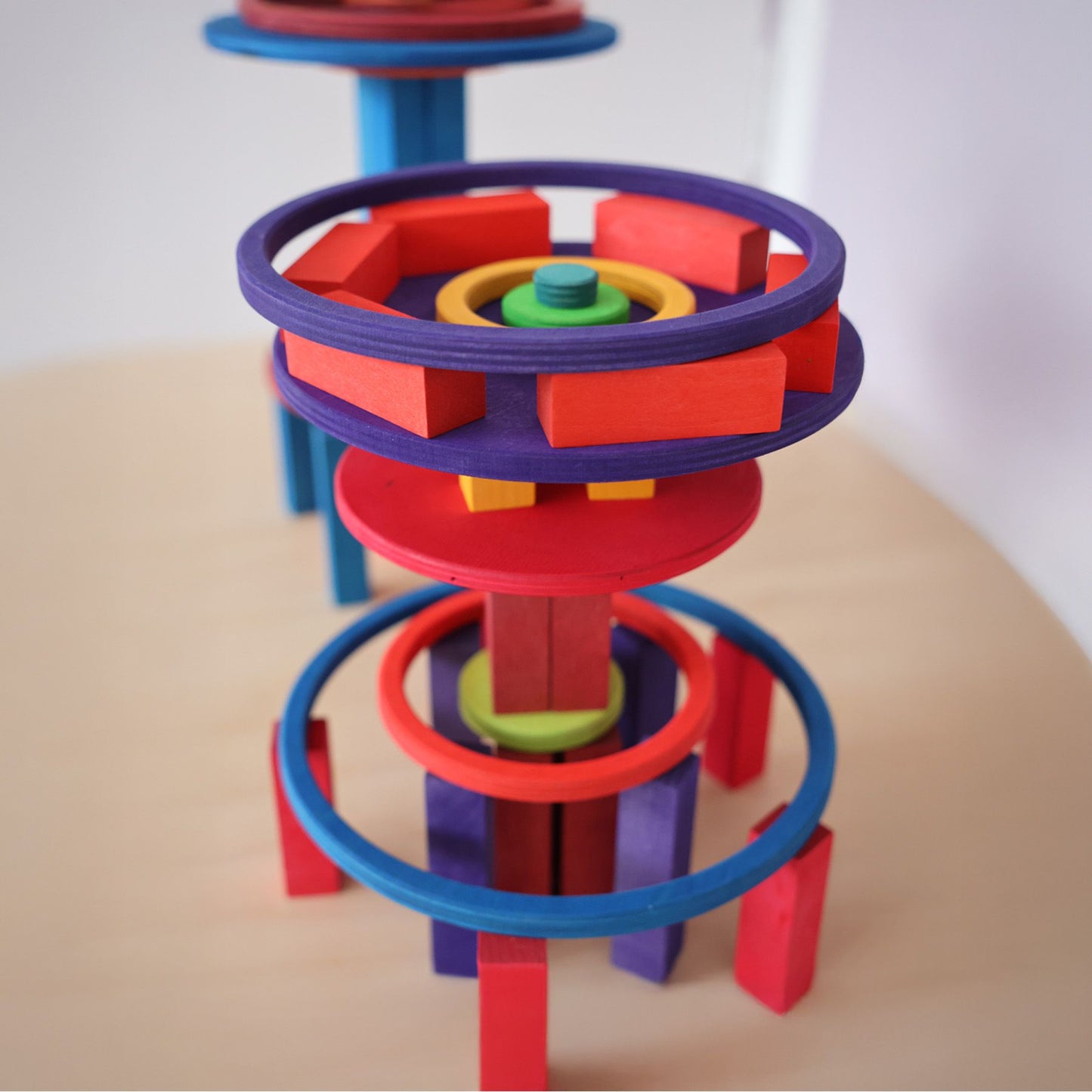 Konzentrische Kreise und Ringe Regenbogen