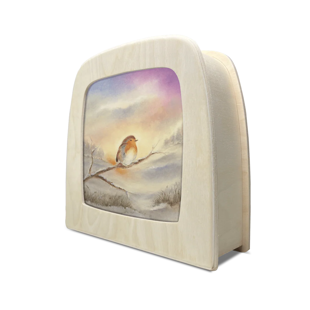 Lichterkarte - Winter Rotkehlchen