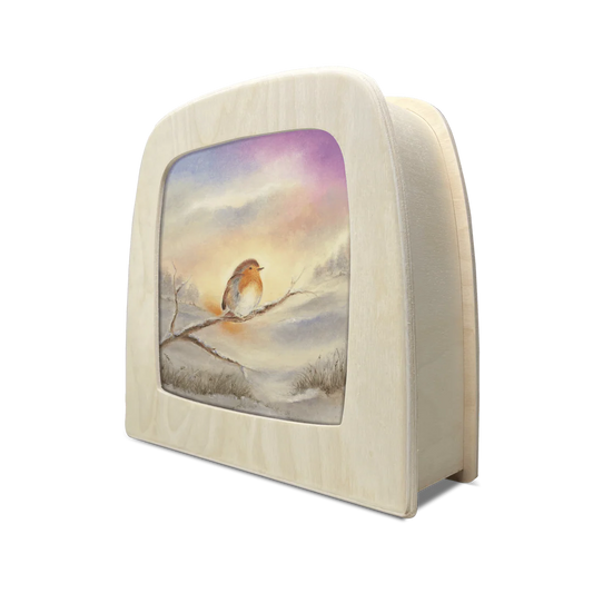 Lichterkarte - Winter Rotkehlchen