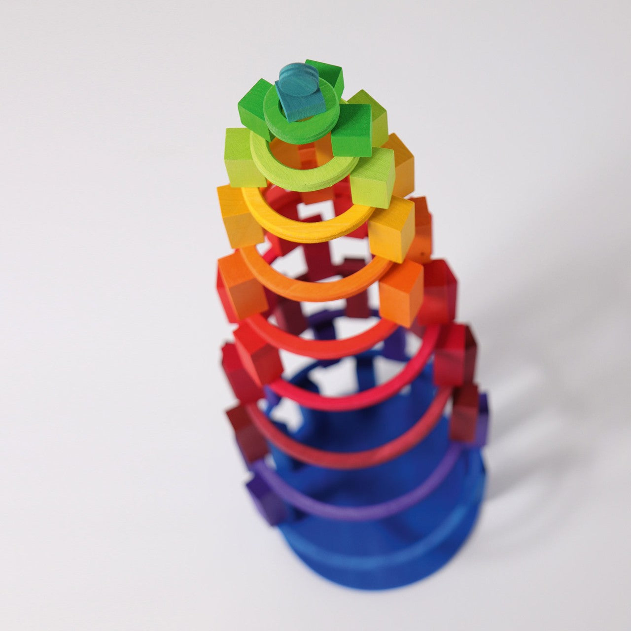 Konzentrische Kreise und Ringe Regenbogen