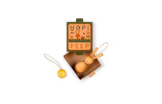 Grapat Oster Ornament No. 3 - Hop and Peep