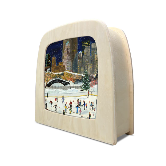 Lichterkarte - Weihnachten in New York - Gwens Illustrations