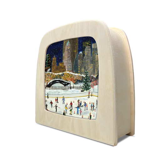 Lichterkarte - Weihnachten in New York - Gwens Illustrations