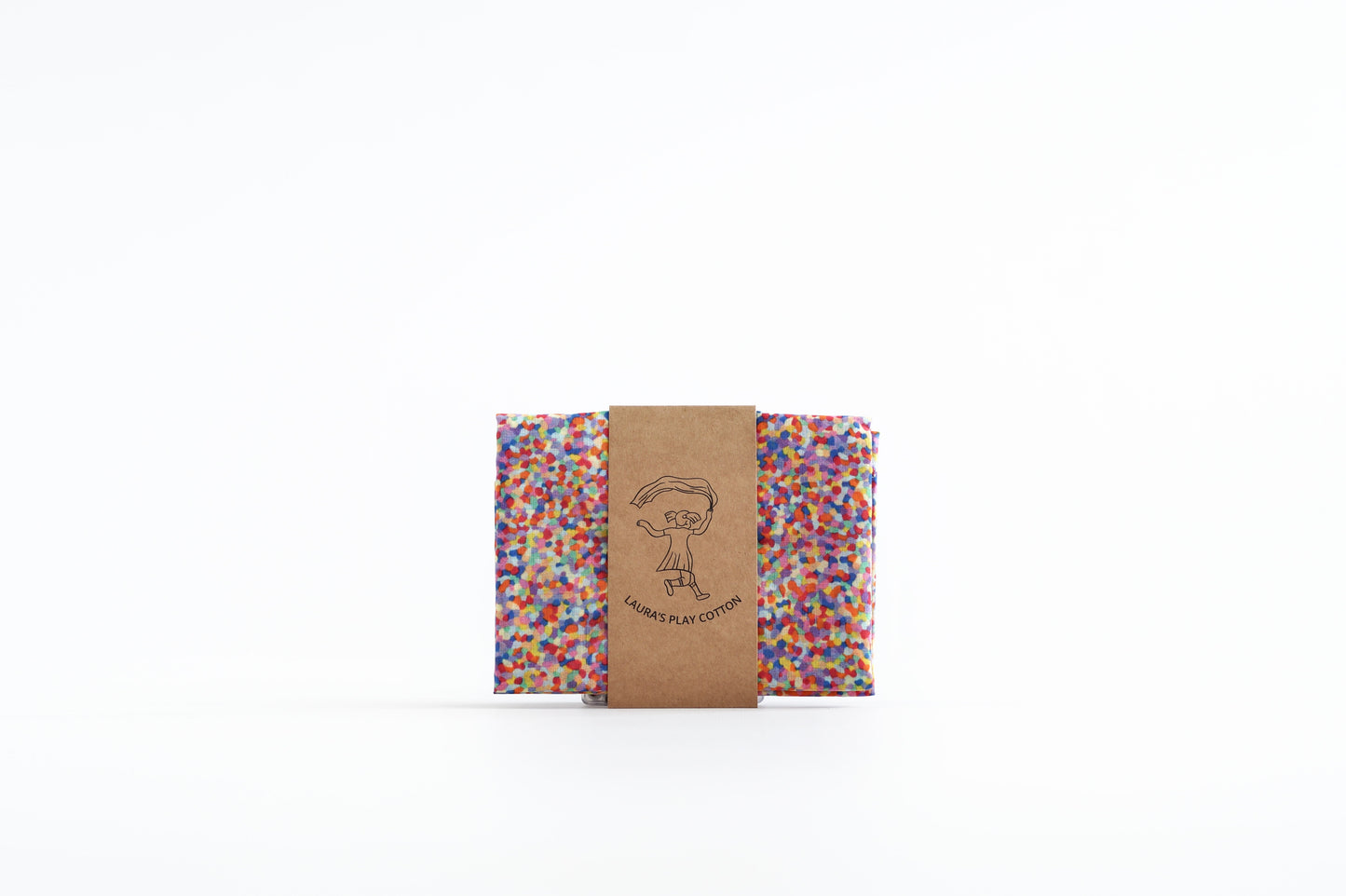 LAURAS PLAY COTTON Spieletuch Super Confetti