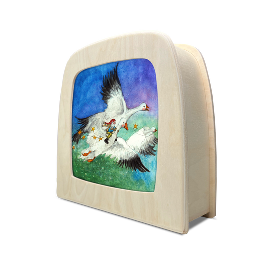 Lichterkarte - George und die Gänse - Eentje van Margo