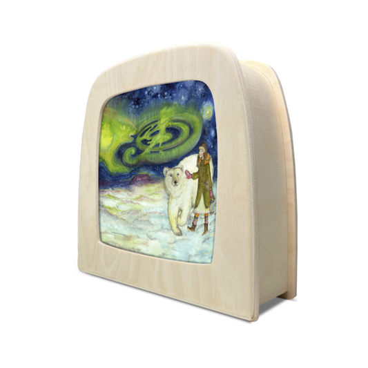 Lichterkarte - Polarlichter - Eentje van Margo