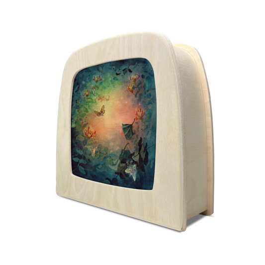 Lichterkarte - Giesbert und der plätschernde Bach - Schmetterling