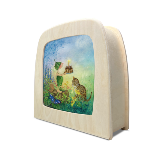 Lichterkarte - Giesbert hört das Gras wachsen - Kuchen