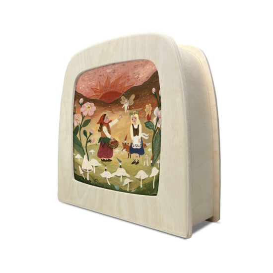 Lichterkarte - Sonnenuntergang der Feen - Tijana Draws