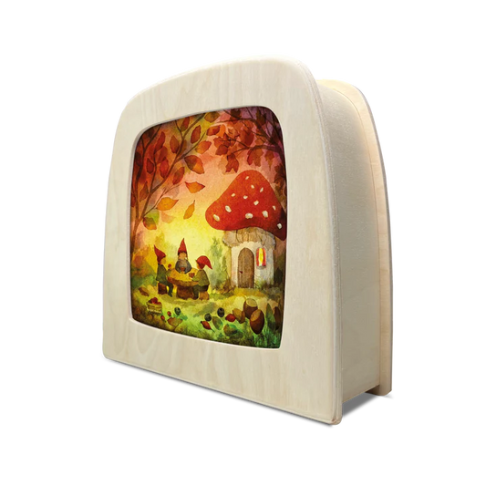 Lichterkarte - Wichtel Piknik - Vogel Geluk