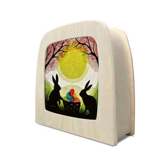 Lichterkarte - Hasenschätze - Vogel Geluk