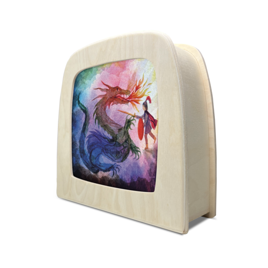 Lichterkarte - St. Georg - Vogel Geluk