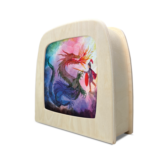 Lichterkarte - St. Georg - Vogel Geluk