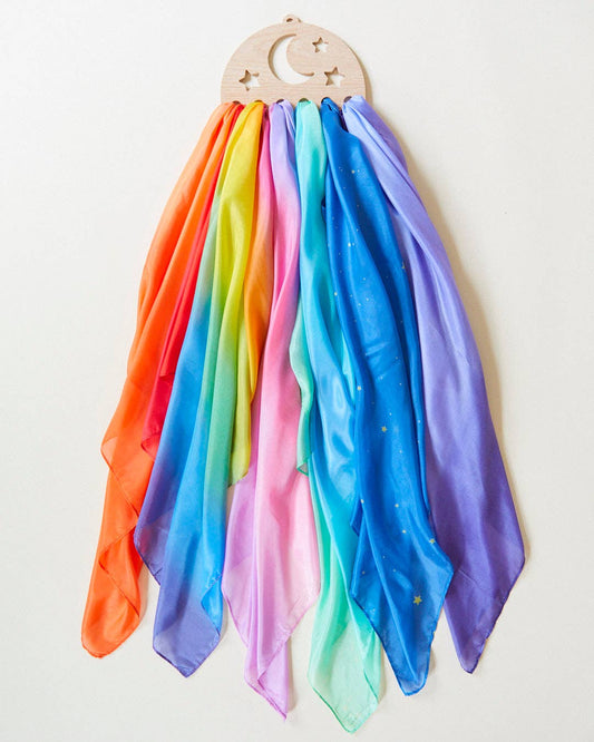 Sternaufsteller aus Holz für Playsilks, Waldorf Toys