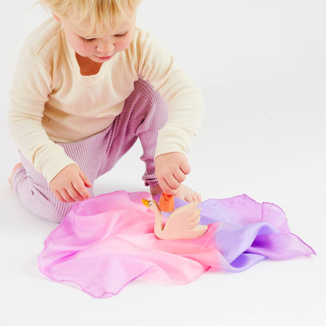 Mini Enchanted Playsilks — 100% natürliche Seide, Waldorf Toys