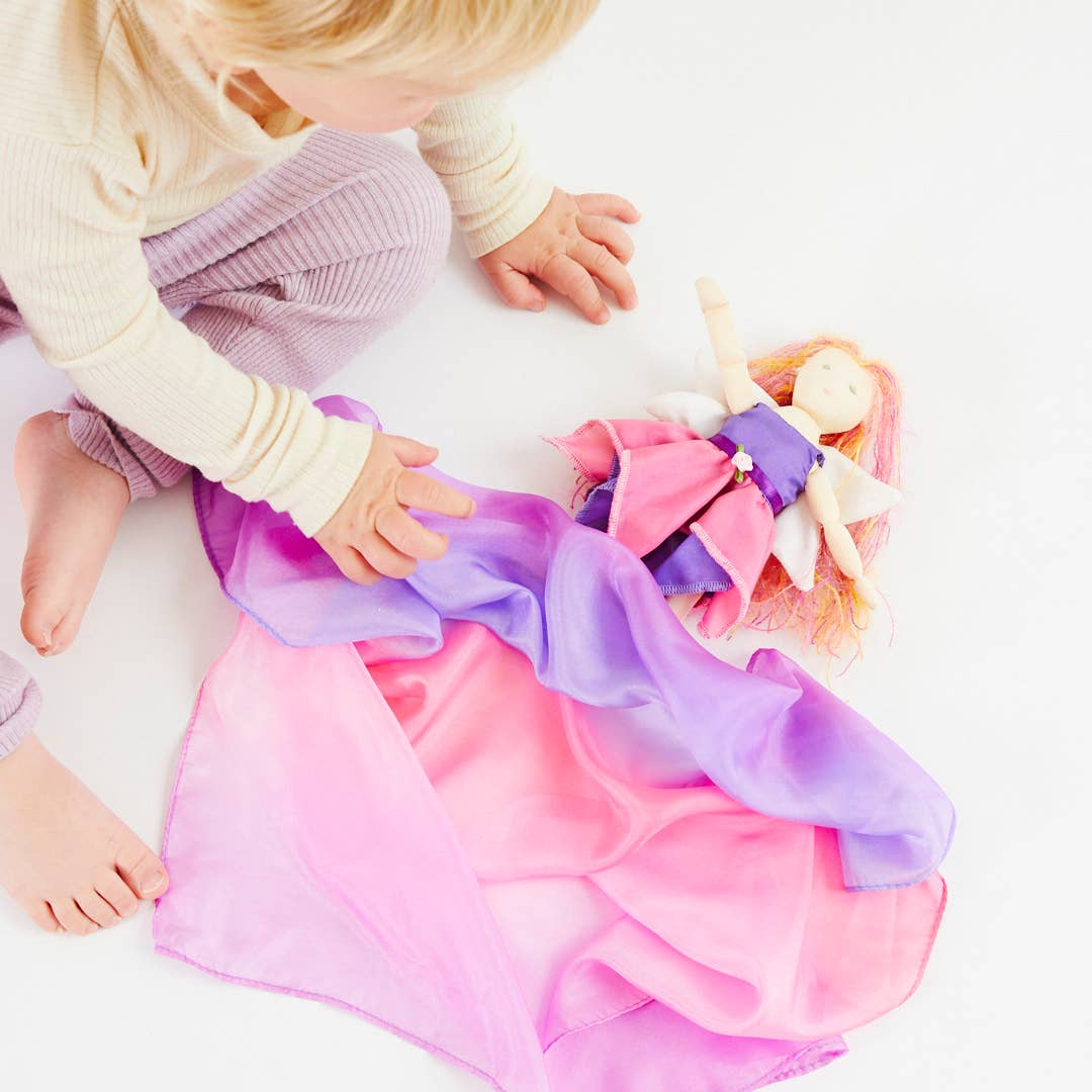 Mini Enchanted Playsilks — 100% natürliche Seide, Waldorf Toys