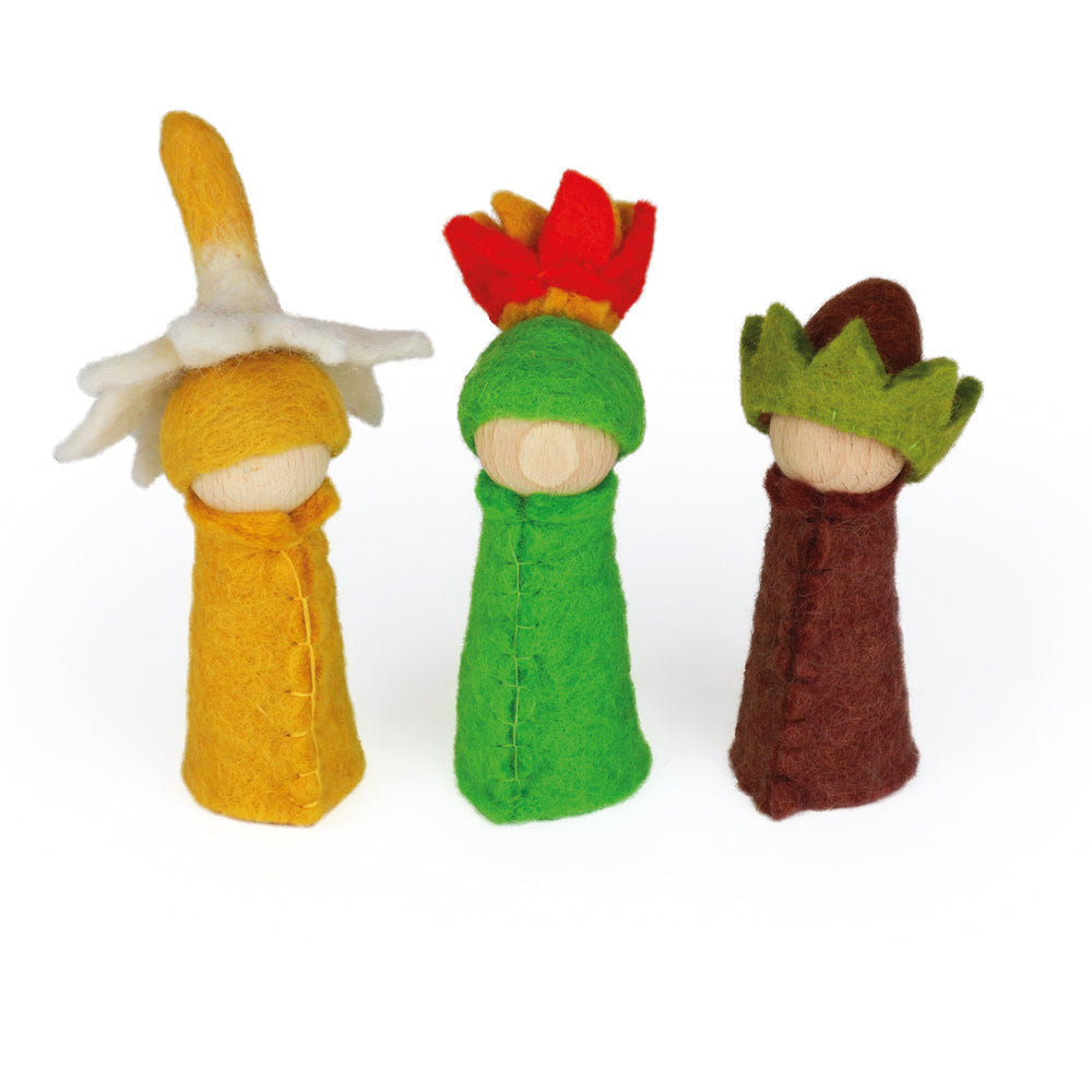 Bauspiel BLUMENKINDER HERBST · 3er SET