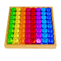 Bauspiel Lichtbauzylinder im Rahmen • 64 Teile