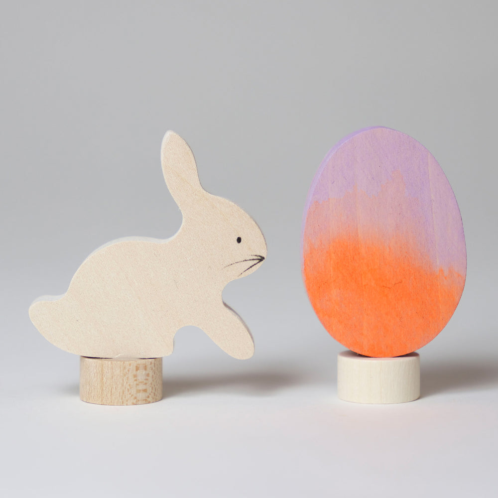 Grimms Steckfiguren Osterset BATIK orange