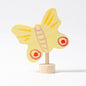 Steckfigur gelber Schmetterling