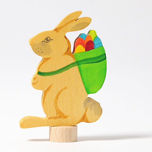 Grimms Steckfigur Hase mit Korb