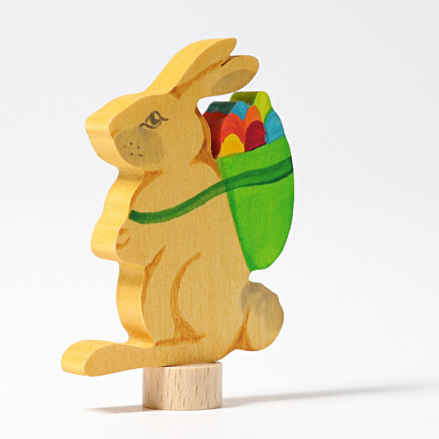 Grimms Steckfigur Hase mit Korb