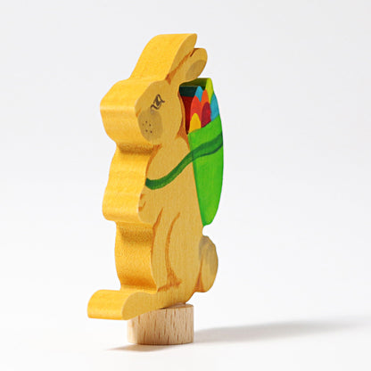 Grimms Steckfigur Hase mit Korb