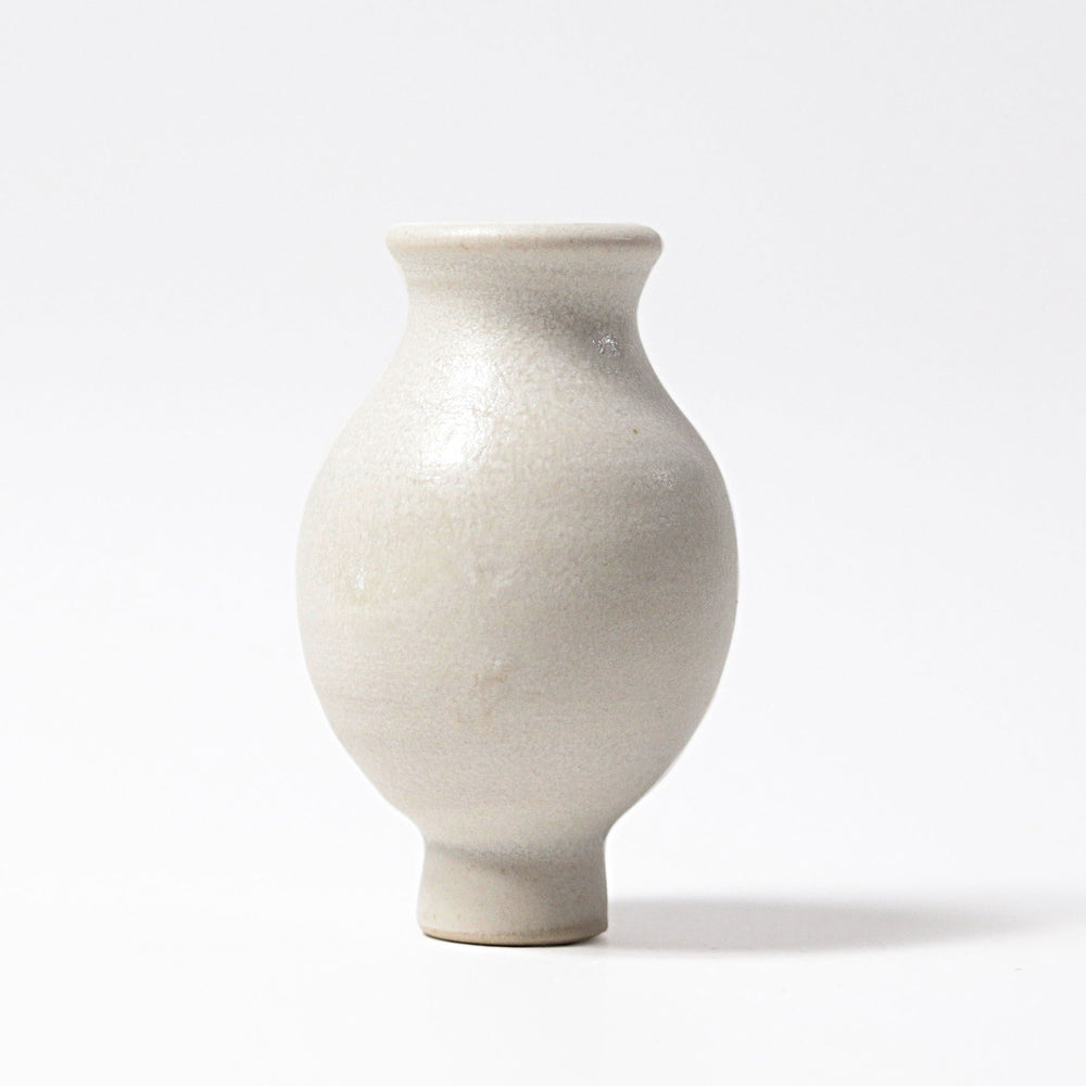 Steckfigur weiße Vase