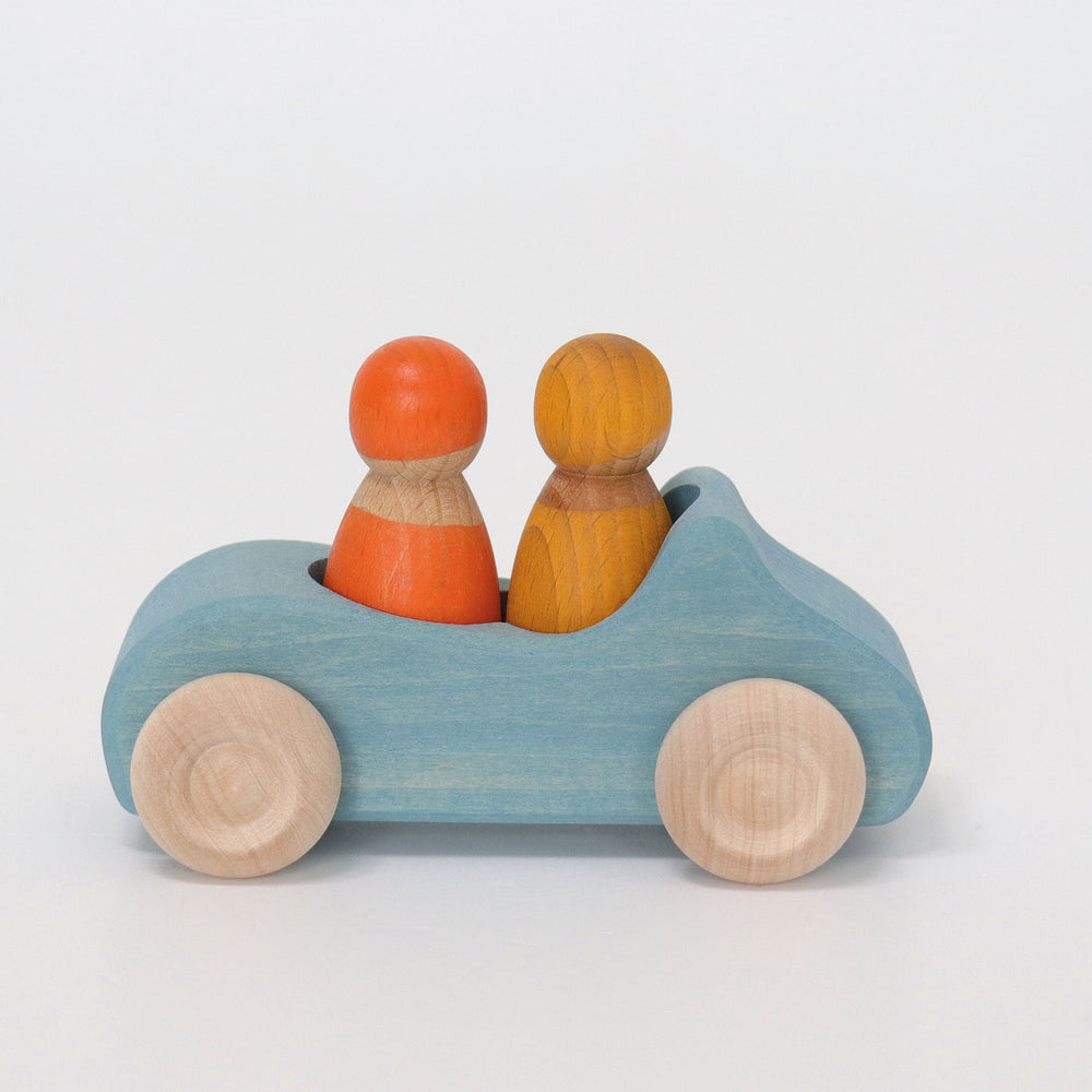Grosses Cabrio Blau