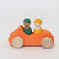 Grosses Cabrio Orange