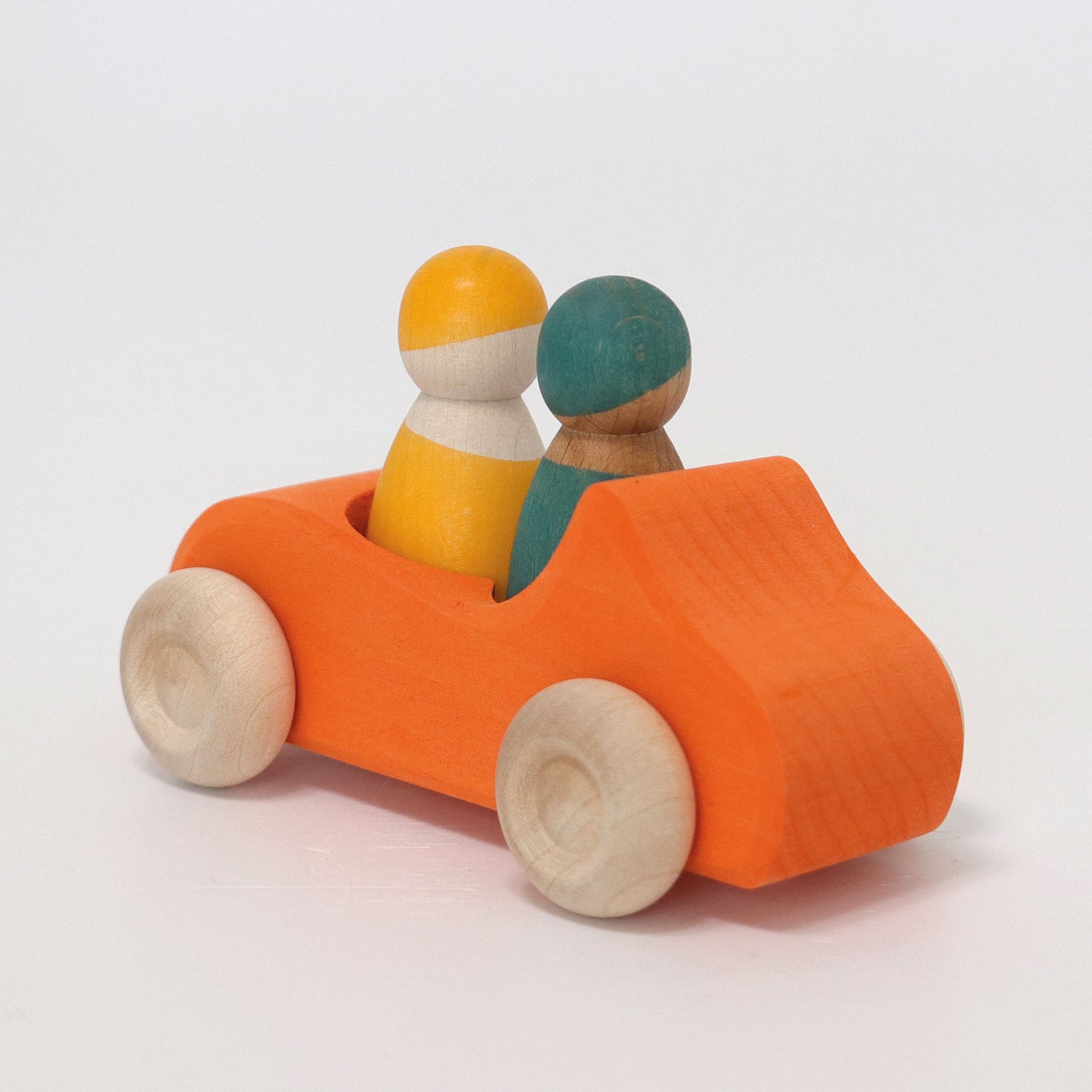 Grosses Cabrio Orange
