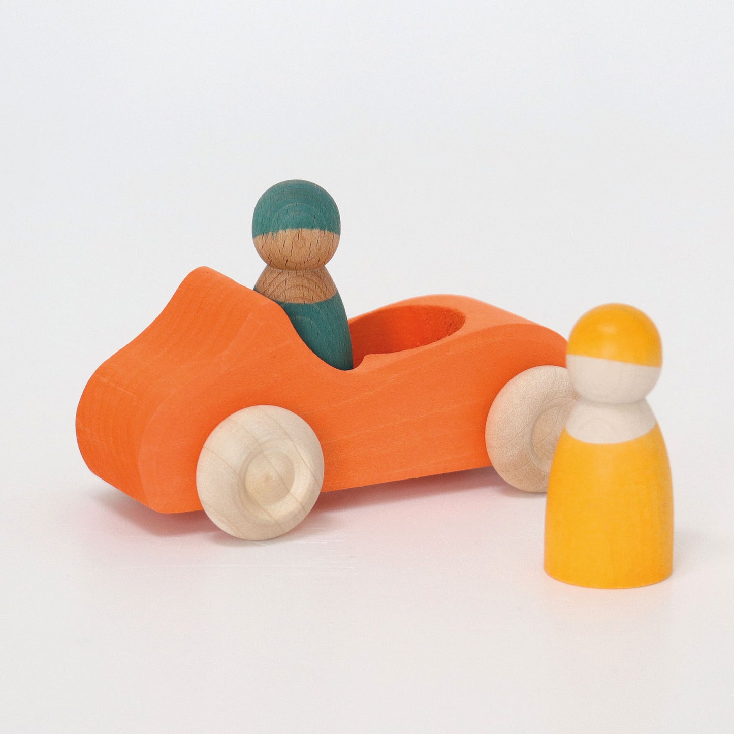 Grosses Cabrio Orange